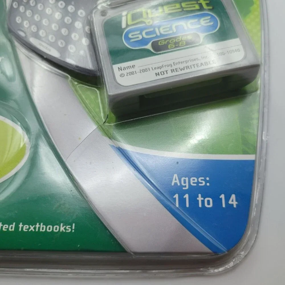 iQuest Science Grades‎ 6 7 8 Cartridge Leap Frog Learning Education Game Vintage